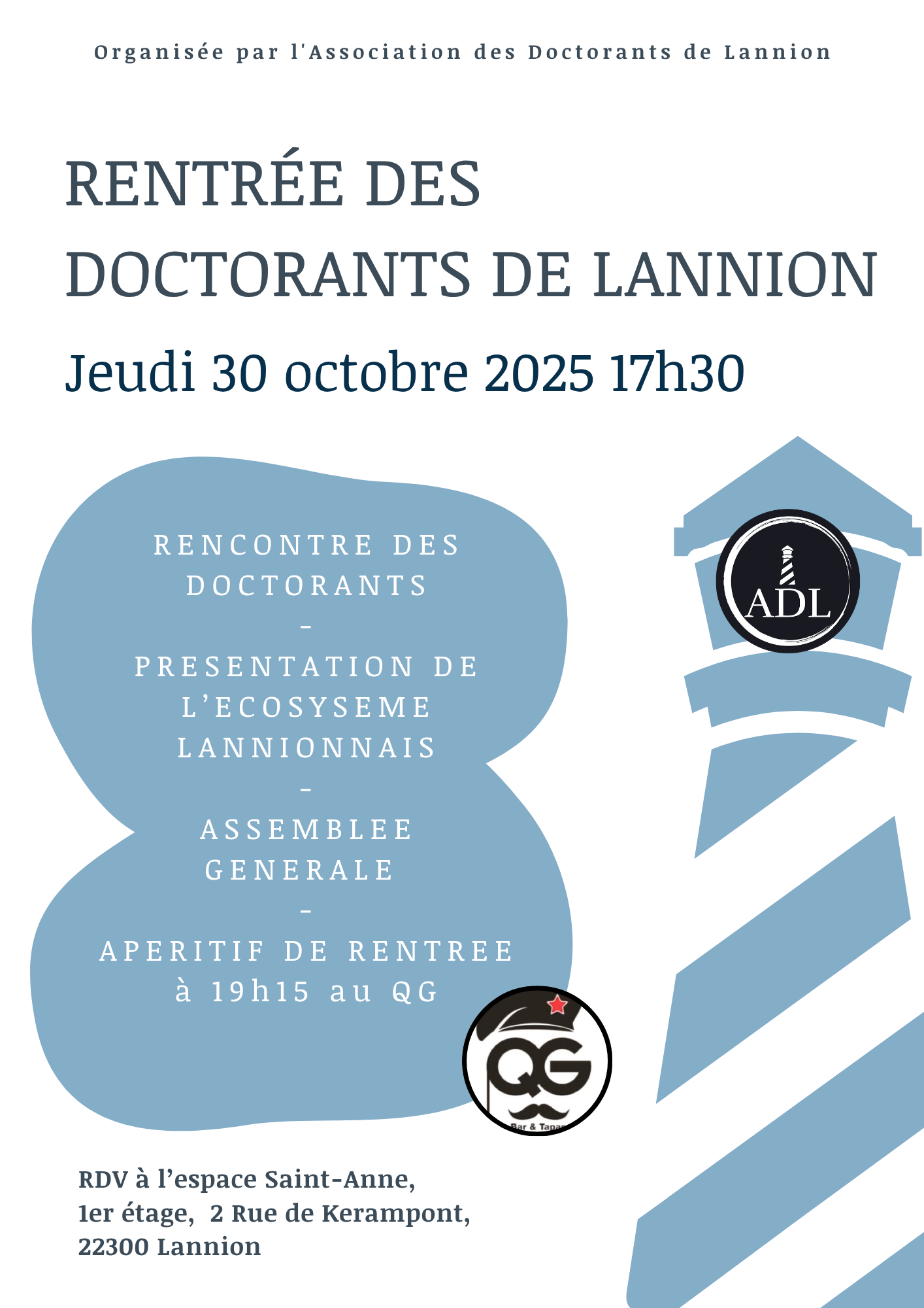 Affiche - rentrée des doctorants 2025